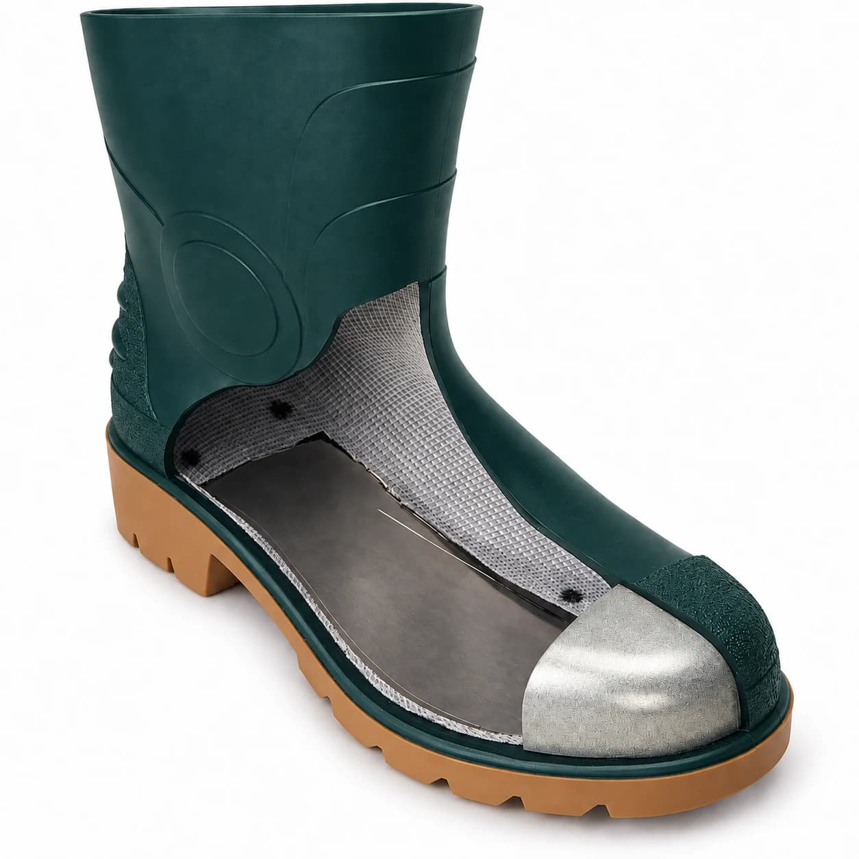 Imagen - BOTA CALFOR PAMPEANA SUPER MAX HIDROCARBURO VERDE C/PUNT Y PLANTILLA LHPP